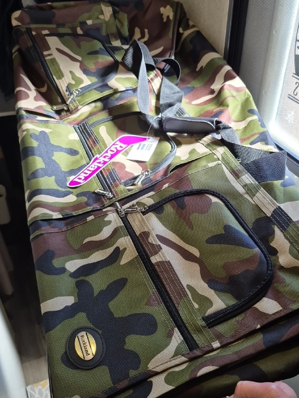 Camo Duffel Bag - Green Camouflage